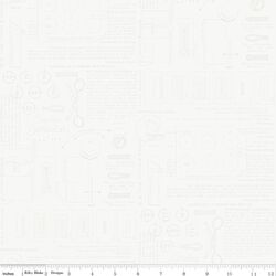 Sewing Notes in White