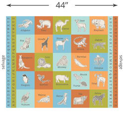Animal Park Fun Panel in Multi