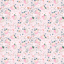 Apple Dot Floral in Pink