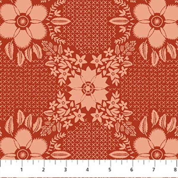 Embroidery in Tomato