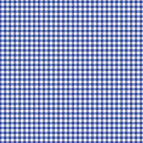 Gingham in Bright Blue