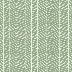 Herringbone in Meadow Green