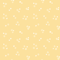 Ditsy Flowers in Yellow