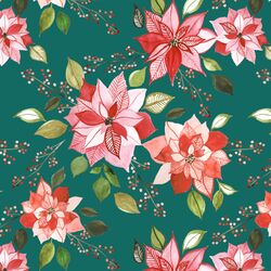 Little Poinsettia in Emerald