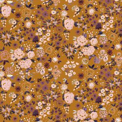 Ink Floral in Marigold
