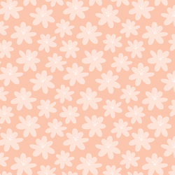 Ocean Floral in Light Coral