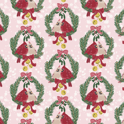 Cozied Up Together in Sweet Pink