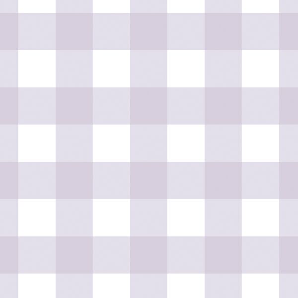 Large Gingham in Light Lilac