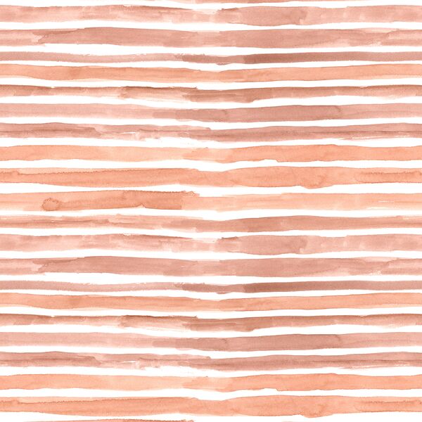 Watercolor Wash Stripe in Blush