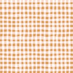 Organic Gingham in Harvest Blush