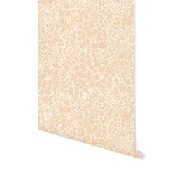 Silhouette Floral in Alabaster on Light Cream