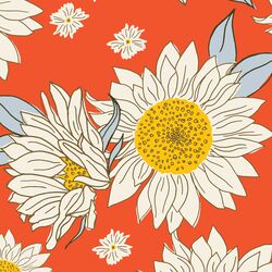 Large Sunflowers in Cherry