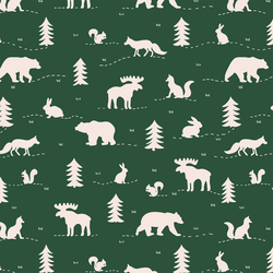 Wilderness in Dark Green