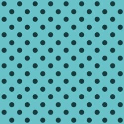 Polka Dots in Dark Blue on Raindrop