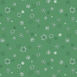 Snowflakes in Forest