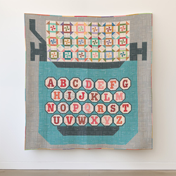 Typeography Just My Type Quilt Kit