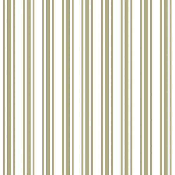 Ticking Stripe in Dusty Green