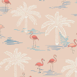 Flamingo Paradise in Sunset