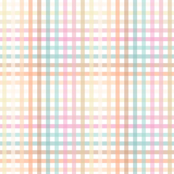 Rainbow Gingham in Meadow