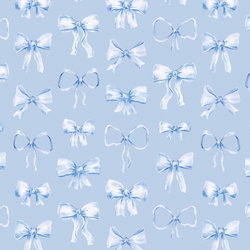 Pretty Bows in Hydrangea Blue