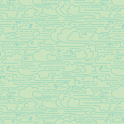 Skyscape in Pistachio