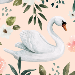 Large Swan in Light Pink