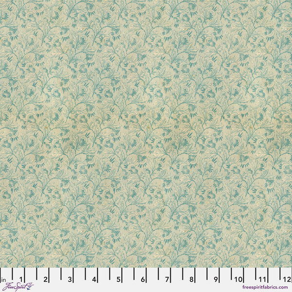 Tiny Print in Teal