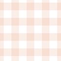 Large Gingham in Pale Peach