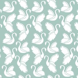 Swan Silhouette in Aspen