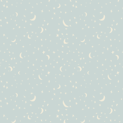Celestial Stars in Light Blue