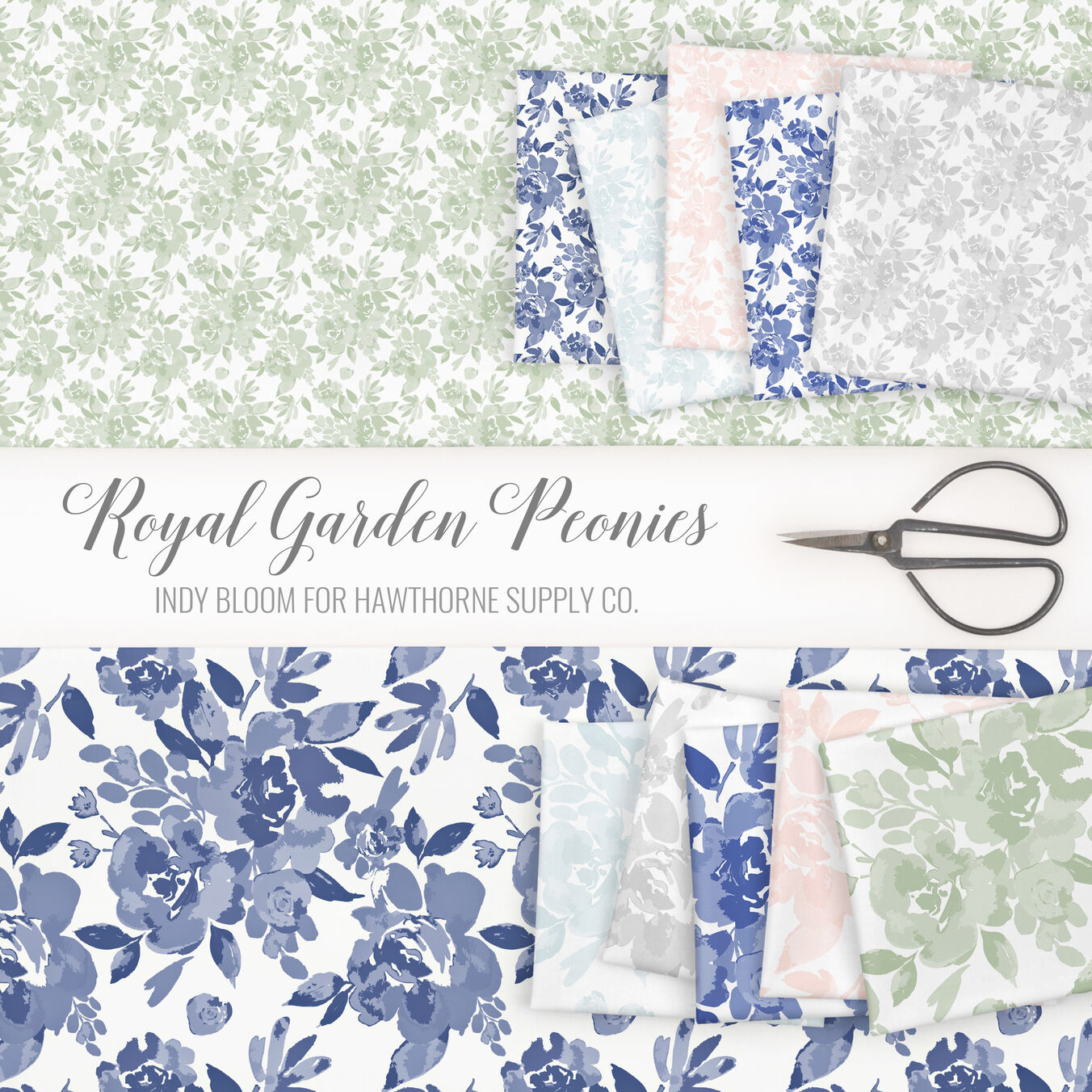 Royal Garden Peonies Poster Image