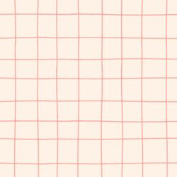 Large Painted Check in Pink Bloom on Marshmallow