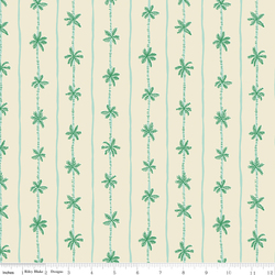 Palm Stripe in Sand Dollar