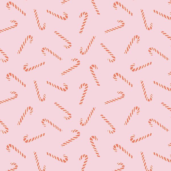 Candy Canes in Pink Floss