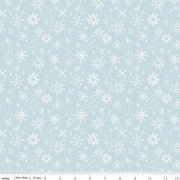 Snowflakes in Sky