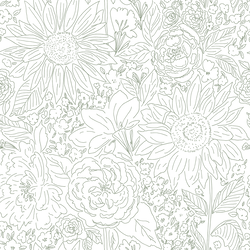 Paperie in Lucky Green on White
