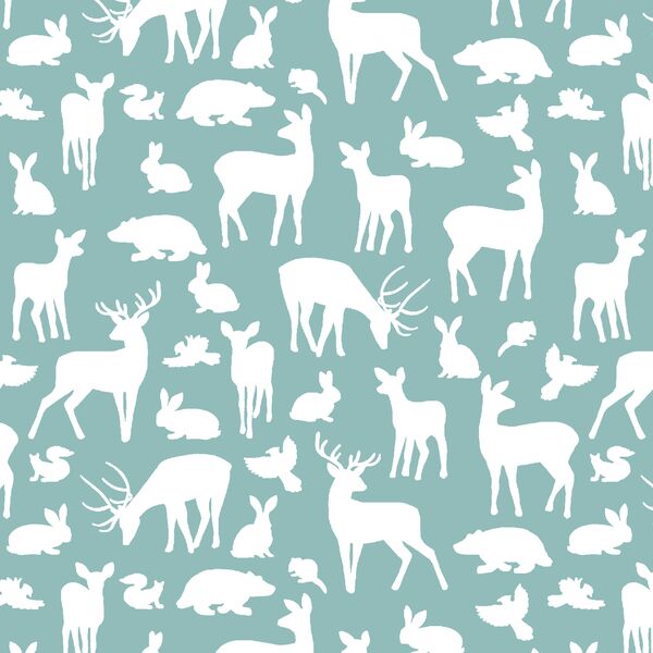Forest Friends in Pool