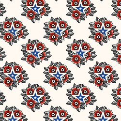 Tattoo Stars in Ivory