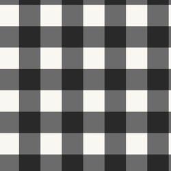 Gingham in Charcoal