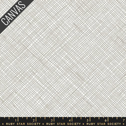 Crosshatch Canvas in Cotton
