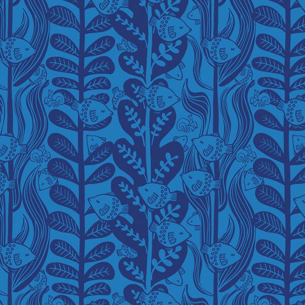 Under the Sea in Blue Depths