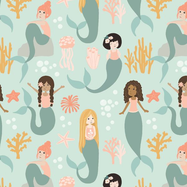 Large Mermaids in Wave