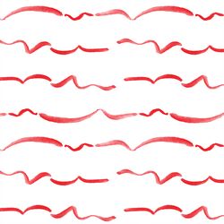 Ribbons in Poinsettia Red