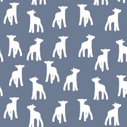 Lamb Silhouette in Dove
