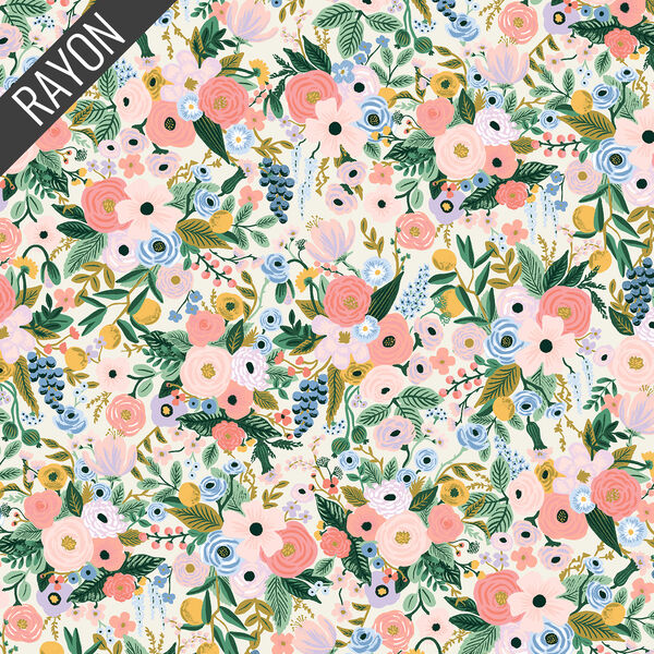 Petite Garden Party Rayon in Ivory