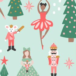Large Nutcracker in Iced Mint