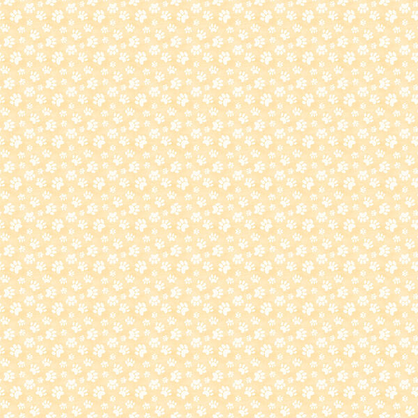 Paw Prints in Light Gold