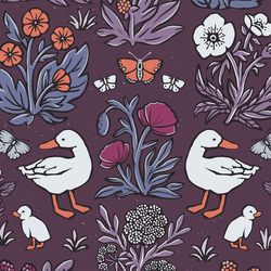Large Fanciful Fauna in Zinnia