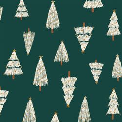Christmas Trees in Emerald Green