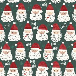 Father Christmas in Garden Green